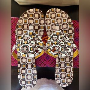 Tory Burch Patent Leather Miller Sandals